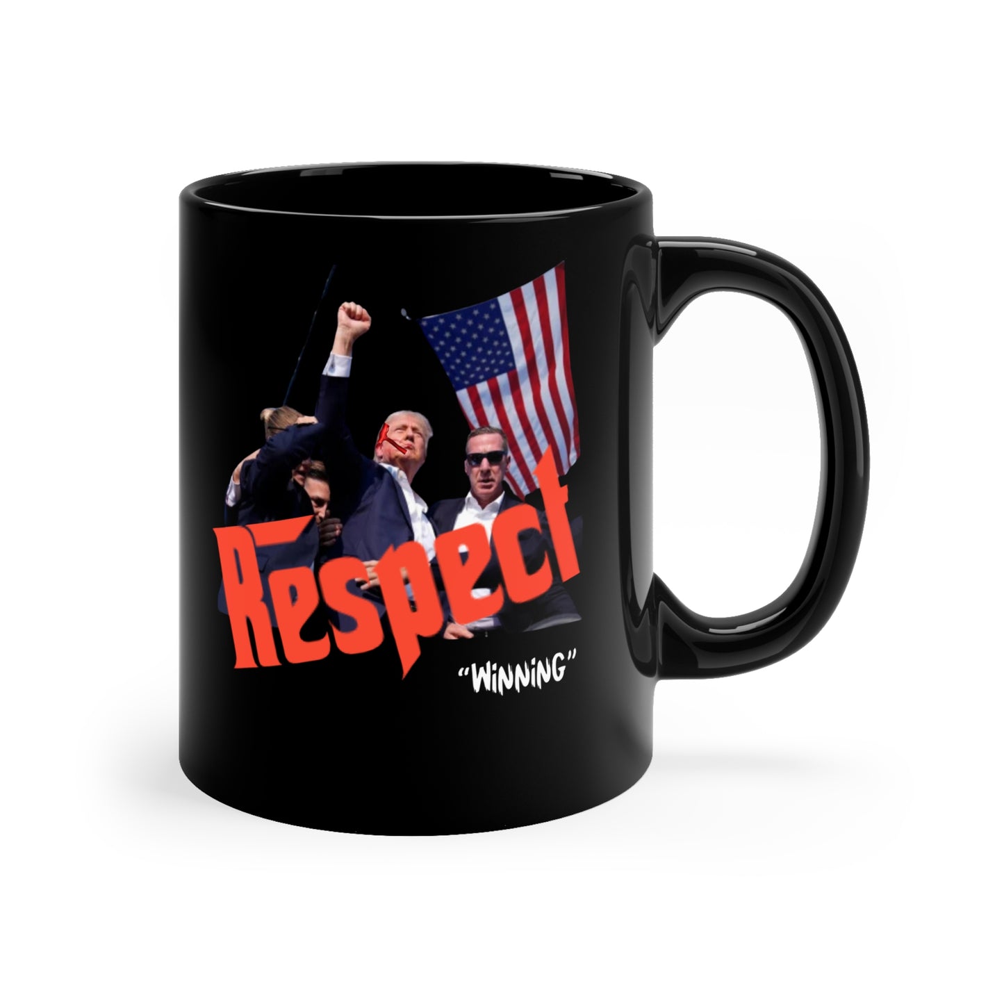 Black Coffee Mug, 11oz