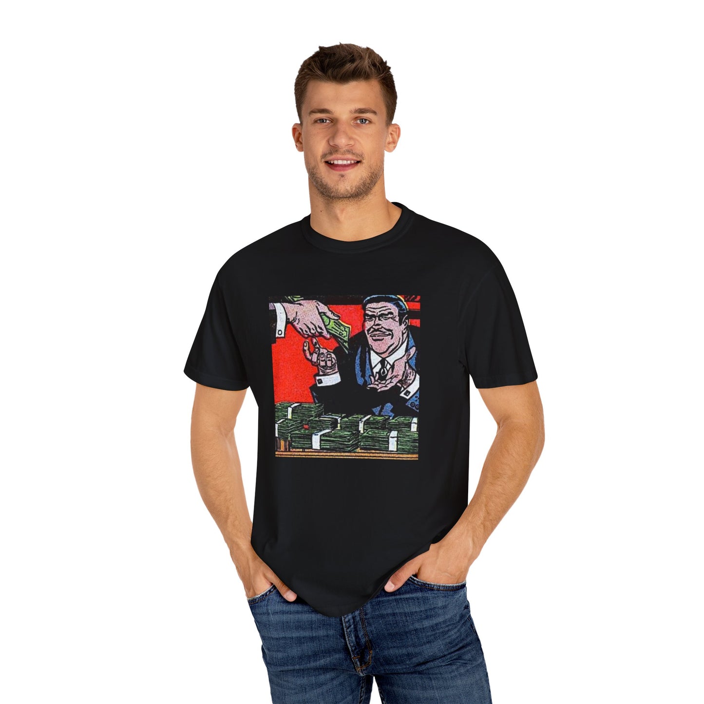 CASH - Unisex Garment-Dyed T-shirt