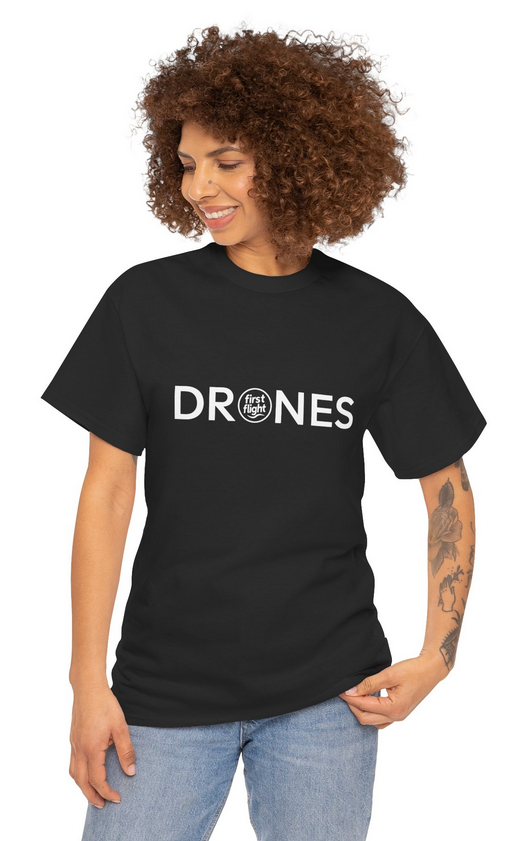 Drones Graphic Tee — Minimalist Drone Pilot T‑Shirt