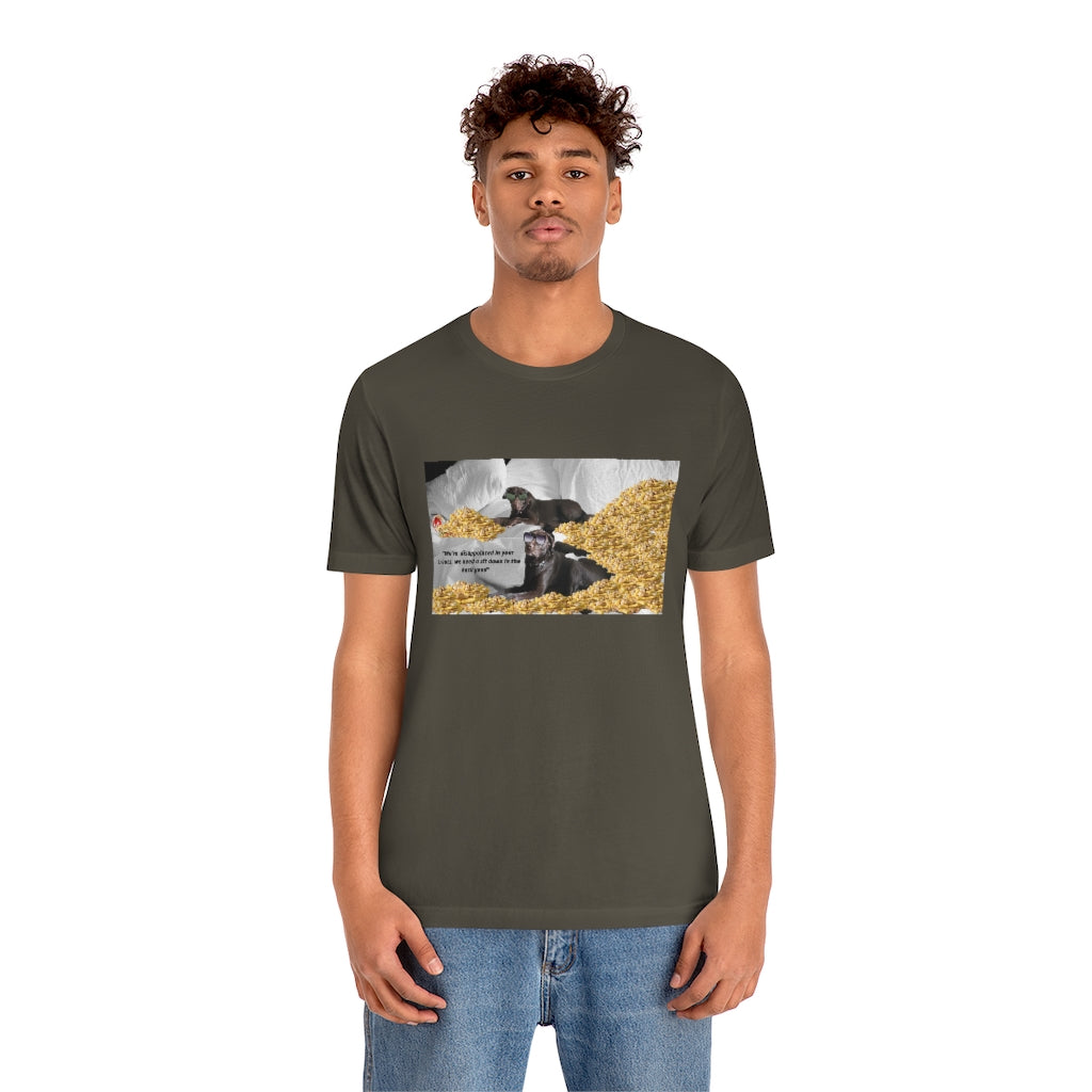 "We need a sitdown in the back yaad" Jersey Short Sleeve Tee