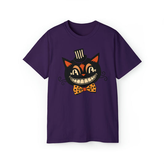 Vintage Cat Smile - Unisex Ultra Cotton Tee