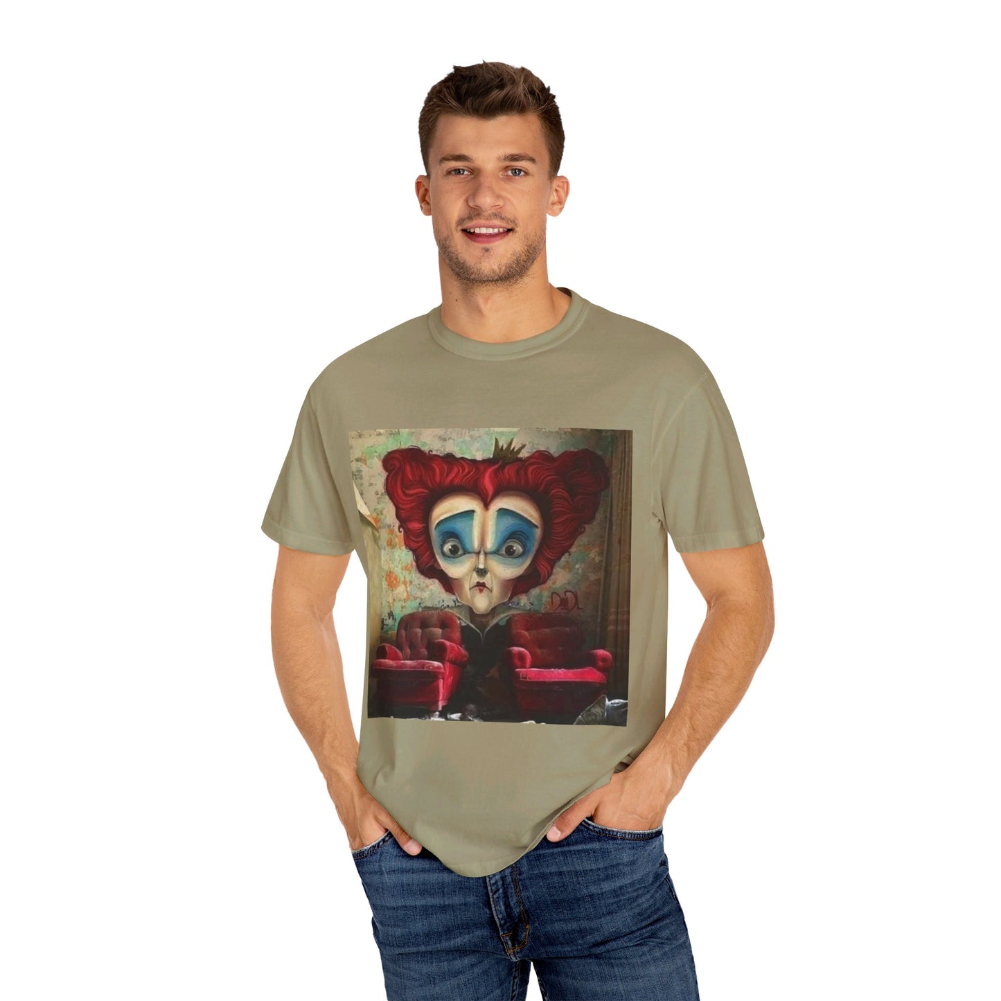 Deserted Art - Unisex Garment-Dyed T-shirt