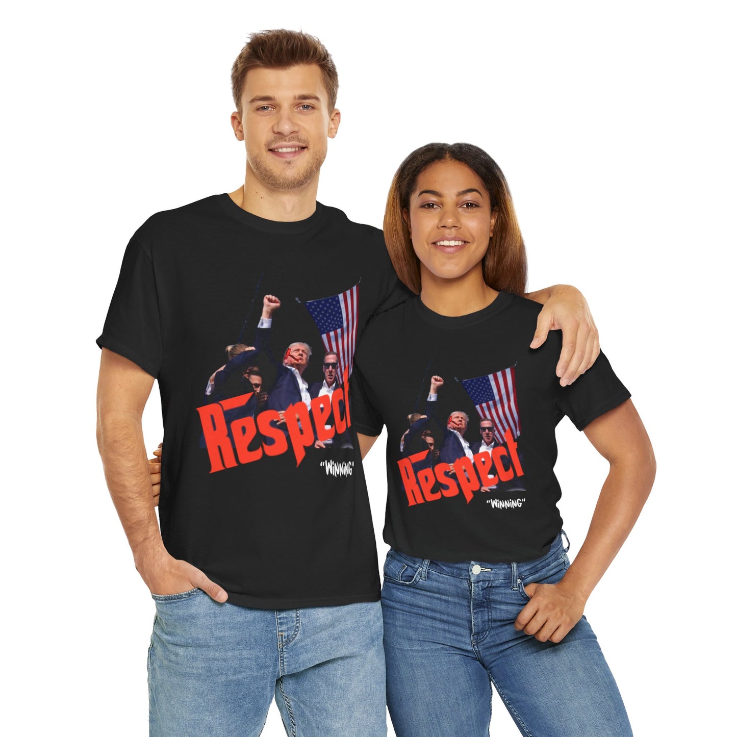 "Respect" - Unisex Heavy Cotton Tee