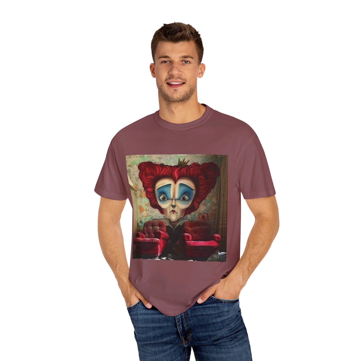 Deserted Art - Unisex Garment-Dyed T-shirt