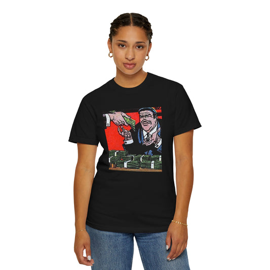 CASH - Unisex Garment-Dyed T-shirt