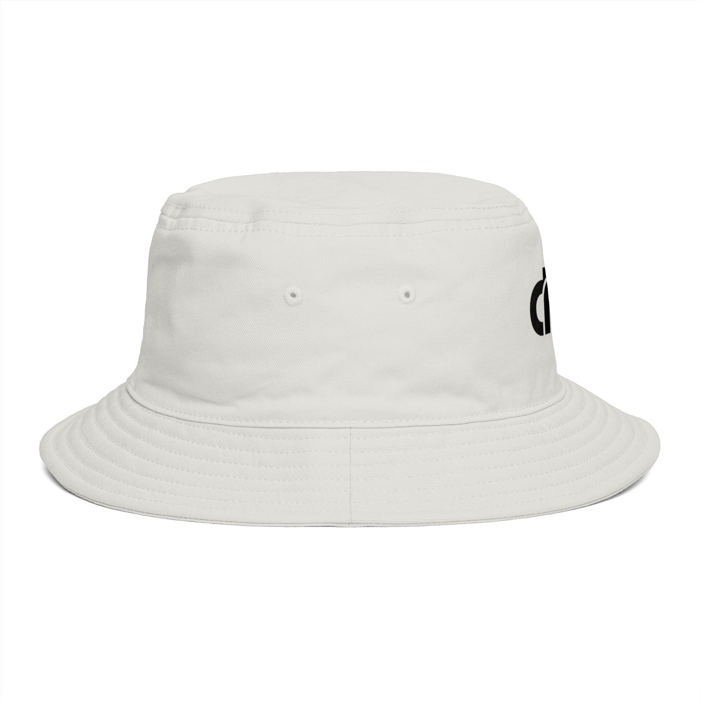 Bucket Hat — Minimal Logo Cotton Bucket Hat (CMR Arrow Accent)
