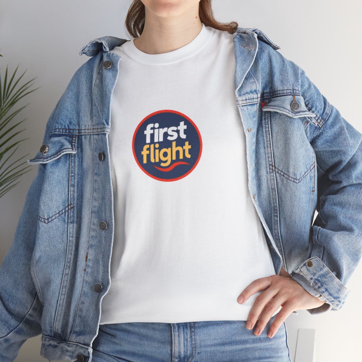 First Flight- Retro Circle Logo Tee