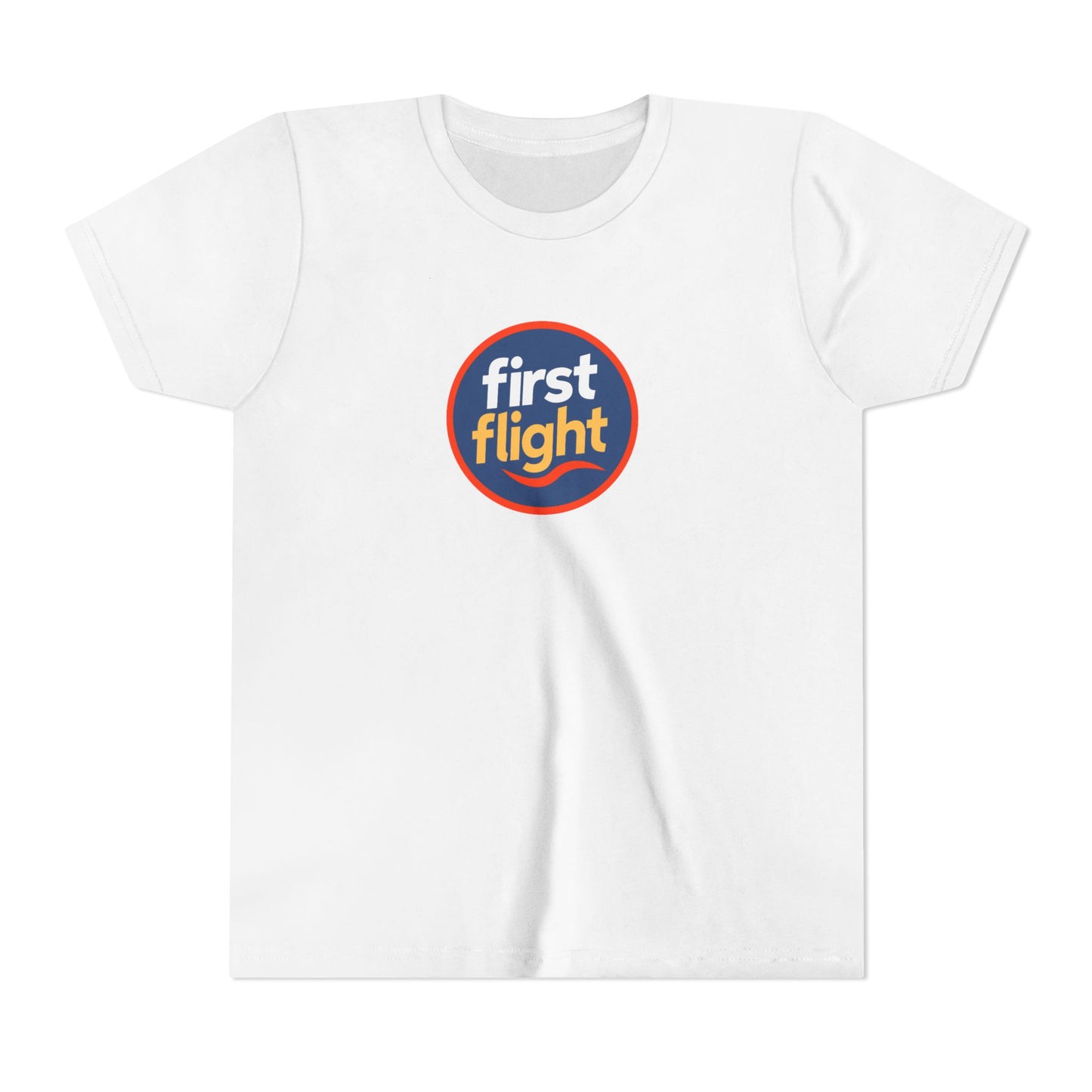 Youth Tee - "first flight" Retro Circle Logo Kids T-Shirt