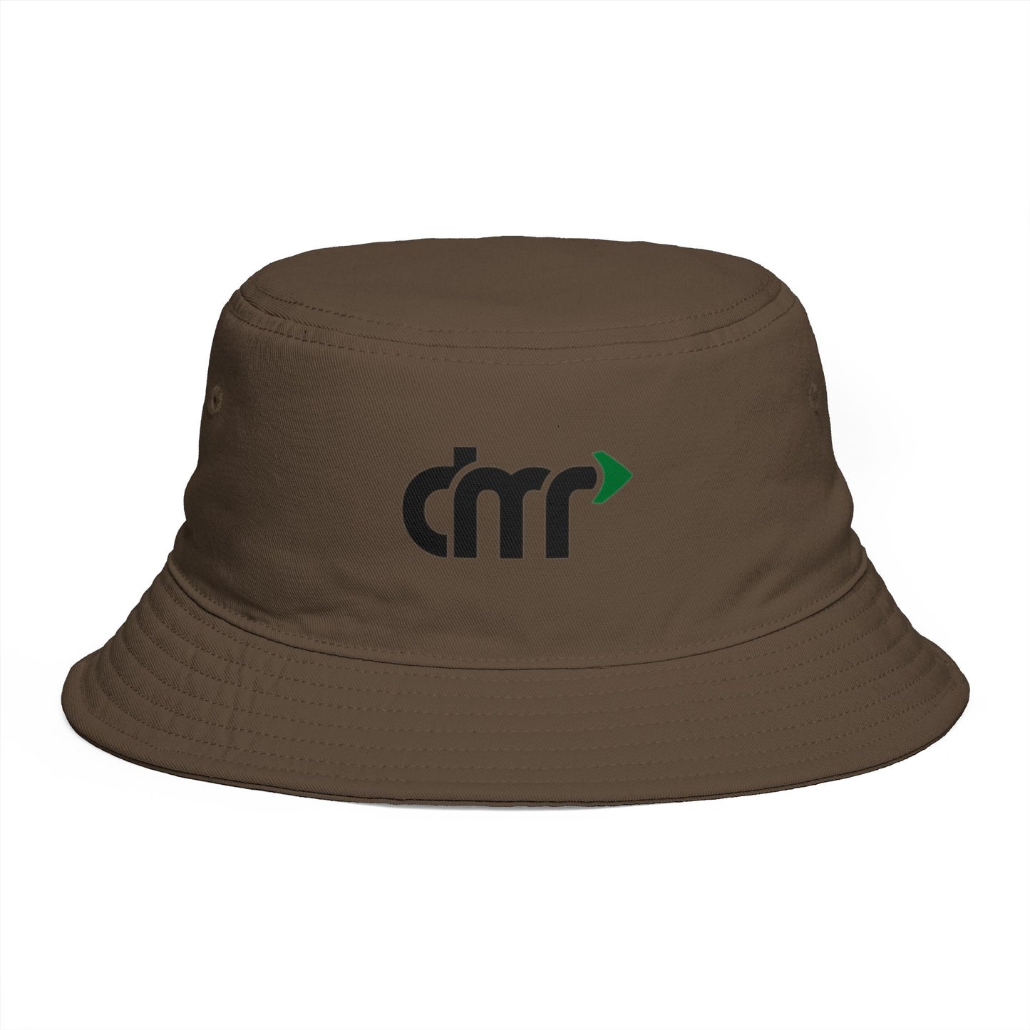 Bucket Hat — Minimal Logo Cotton Bucket Hat (CMR Arrow Accent)