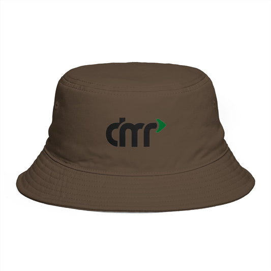 Bucket Hat — Minimal Logo Cotton Bucket Hat (CMR Arrow Accent)