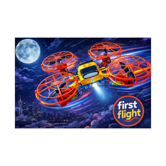 First Flight Drone Poster