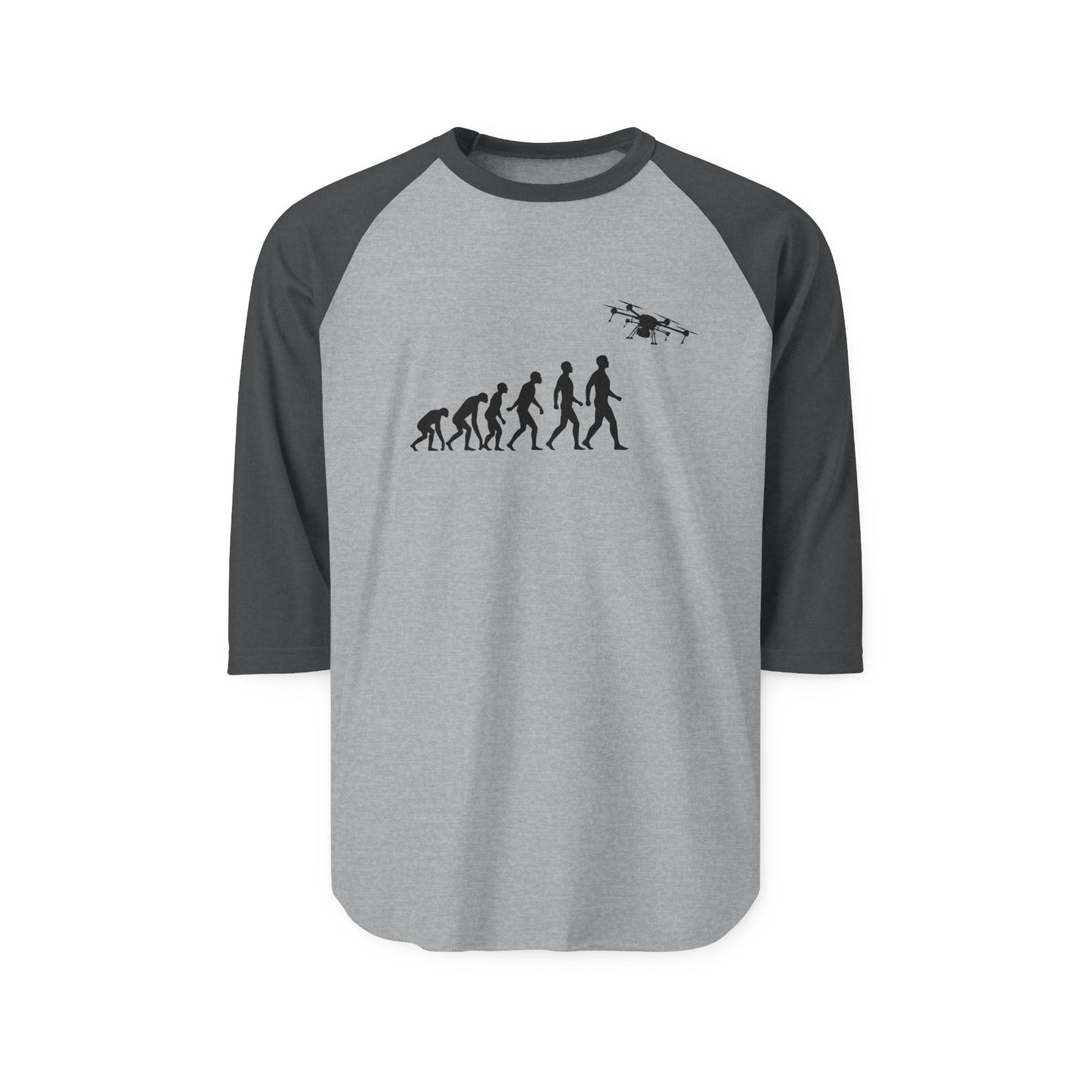 Evolution of Humans & Drones Tee