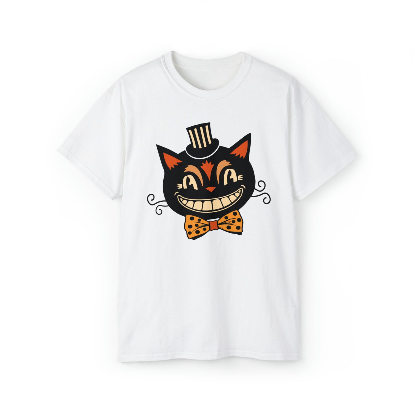 Vintage Cat Smile - Unisex Ultra Cotton Tee