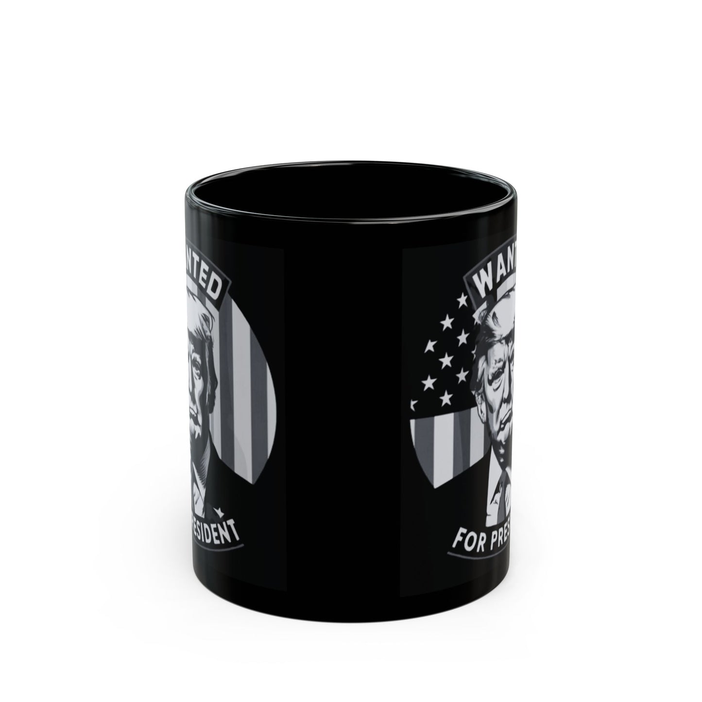 Wanted for President - Black Mug (11oz, 15oz)