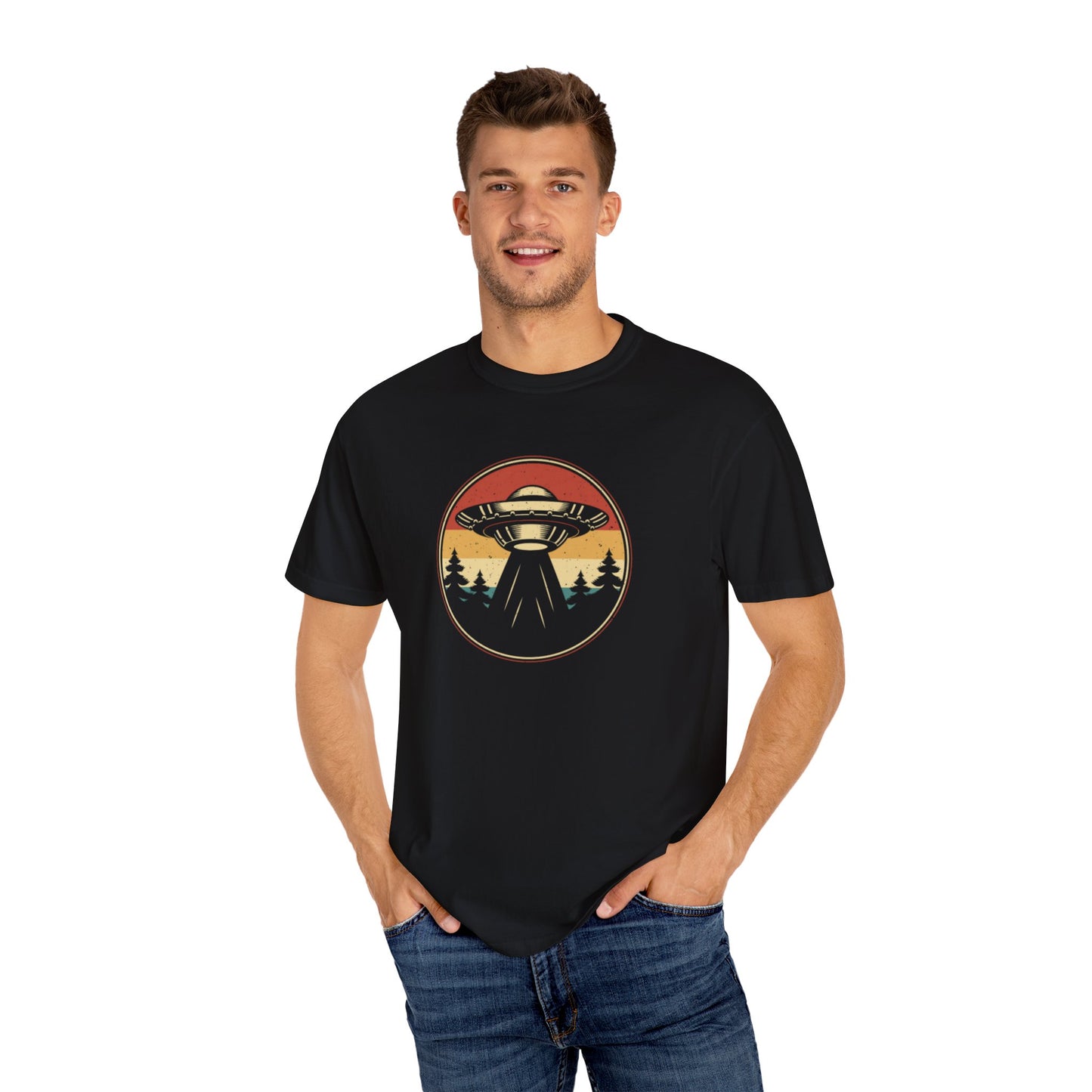 Retro - Unisex Garment-Dyed T-shirt