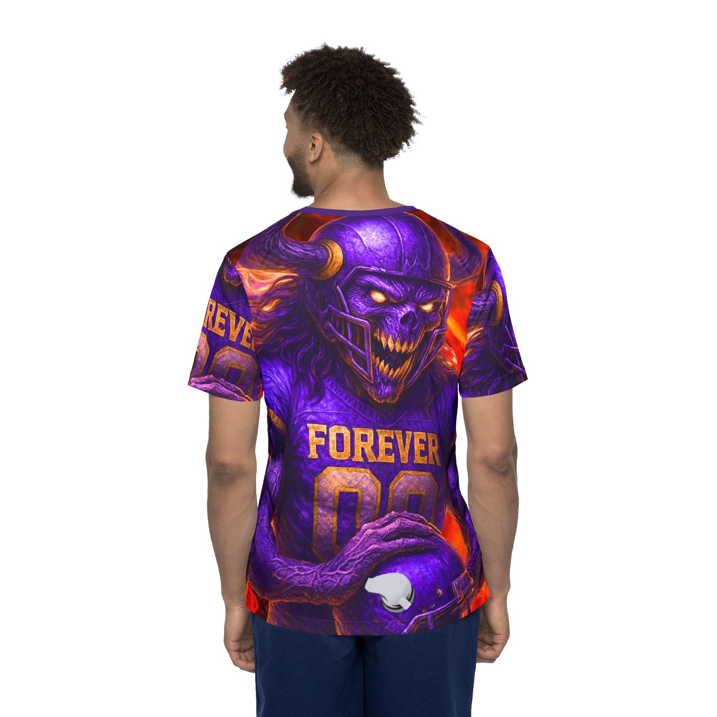 Vibrant Men's Sports Jersey - AOP, Comfortable Athletic Shirt, Unique Fan Apparel, Perfect for Game Day, Halloween, Sports Gifts