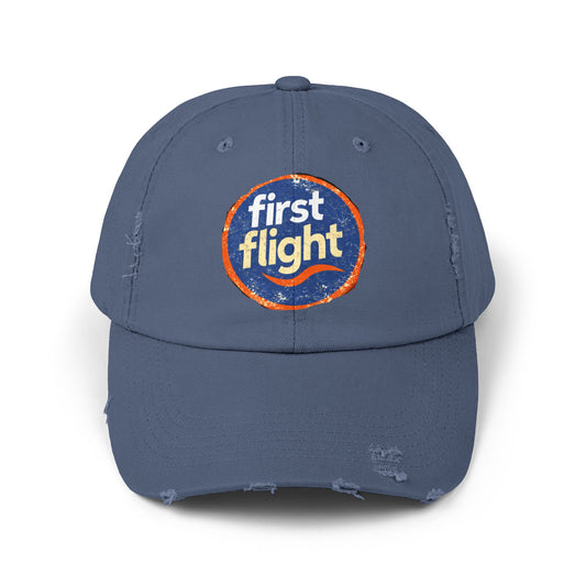 First Flight Distressed Baseball Cap
