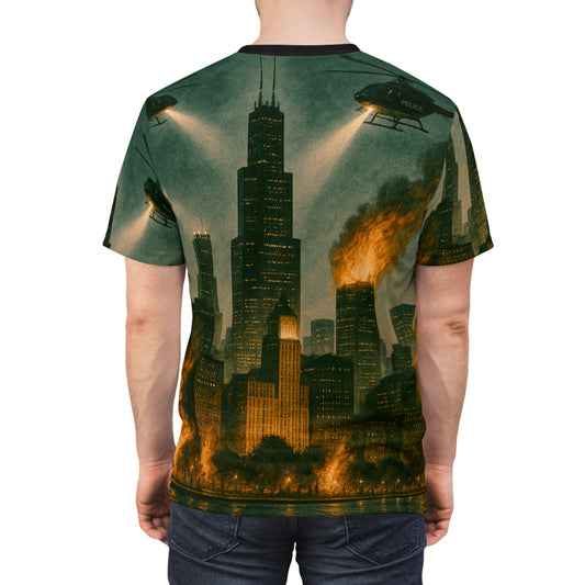 Urban Inferno Unisex Tee | Graphic T-Shirt, Streetwear, Gift for Him/Her, Casual Style, Unique Art Tee