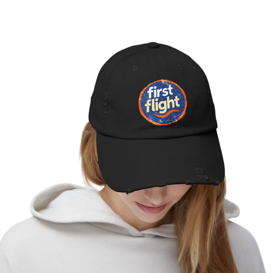 First Flight Distressed Baseball Cap