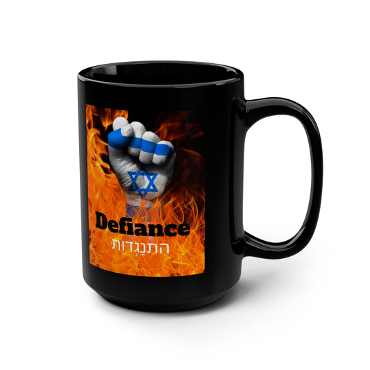 Defiance - Black Mug, 15oz