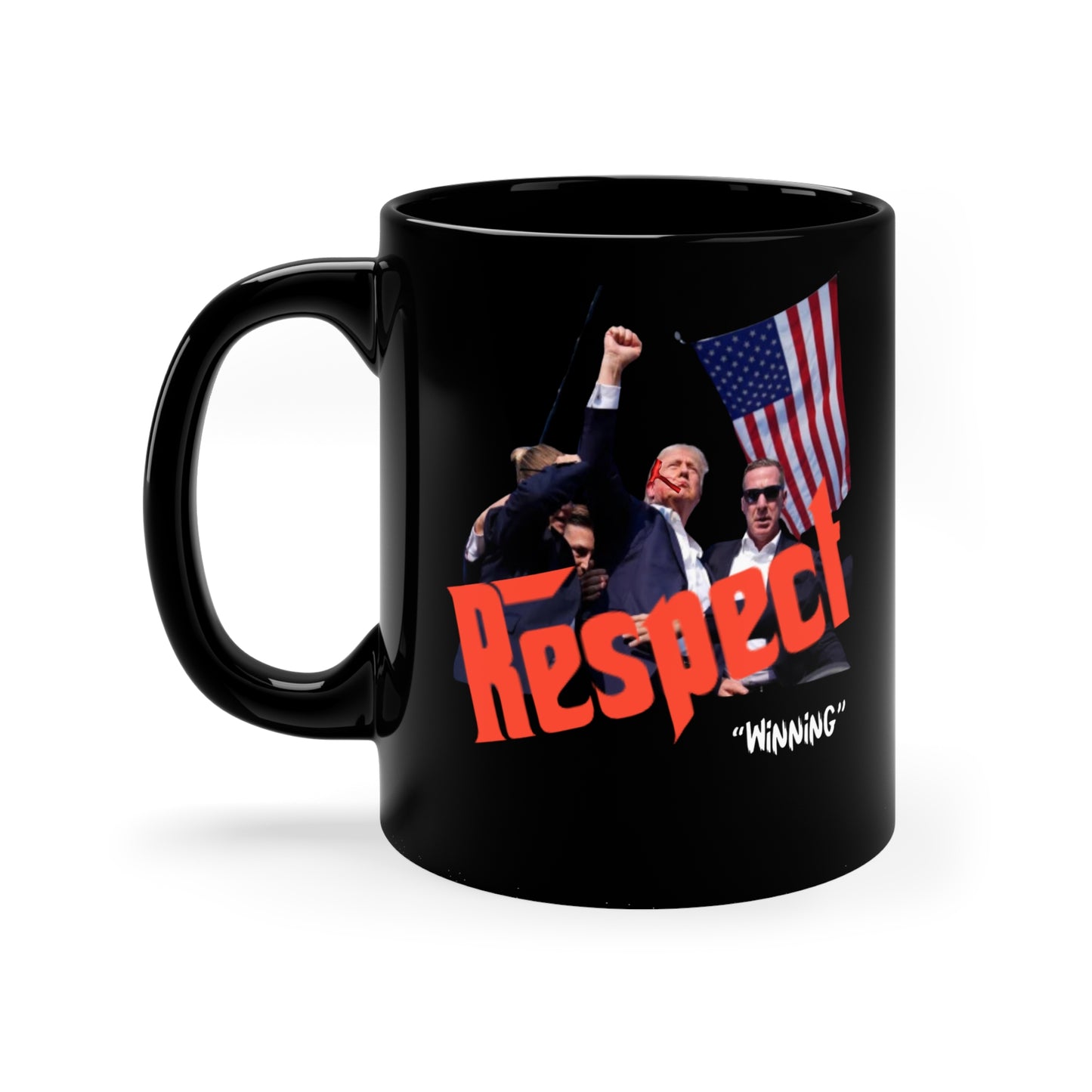 Black Coffee Mug, 11oz