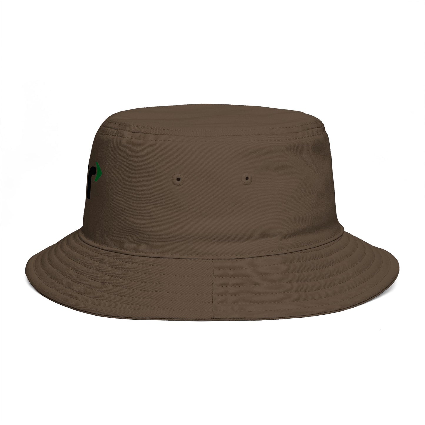 Bucket Hat — Minimal Logo Cotton Bucket Hat (CMR Arrow Accent)