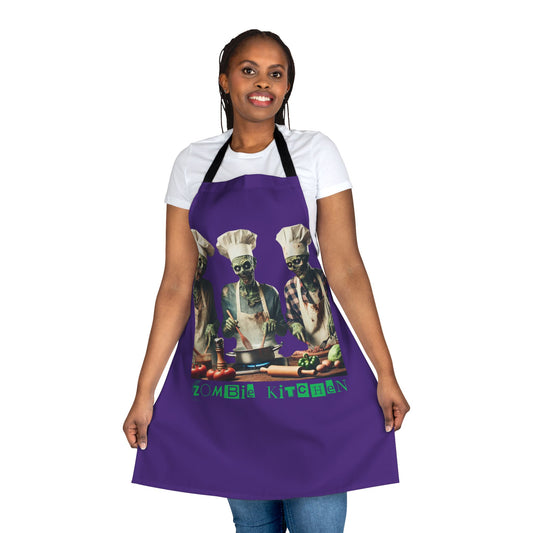 Zombie Kitchen - Apron, 5-Color Straps (AOP)