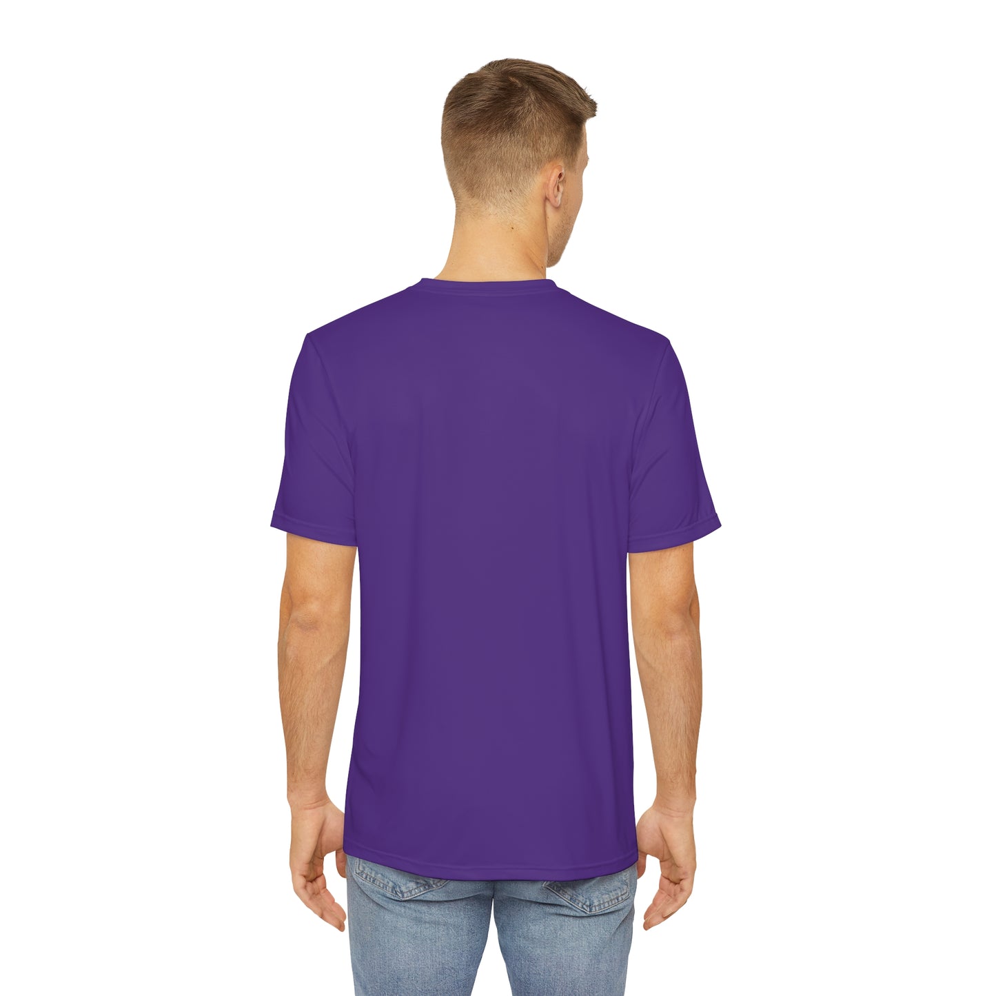 Vikes Pink Ribbon - Men's Polyester Tee (AOP)
