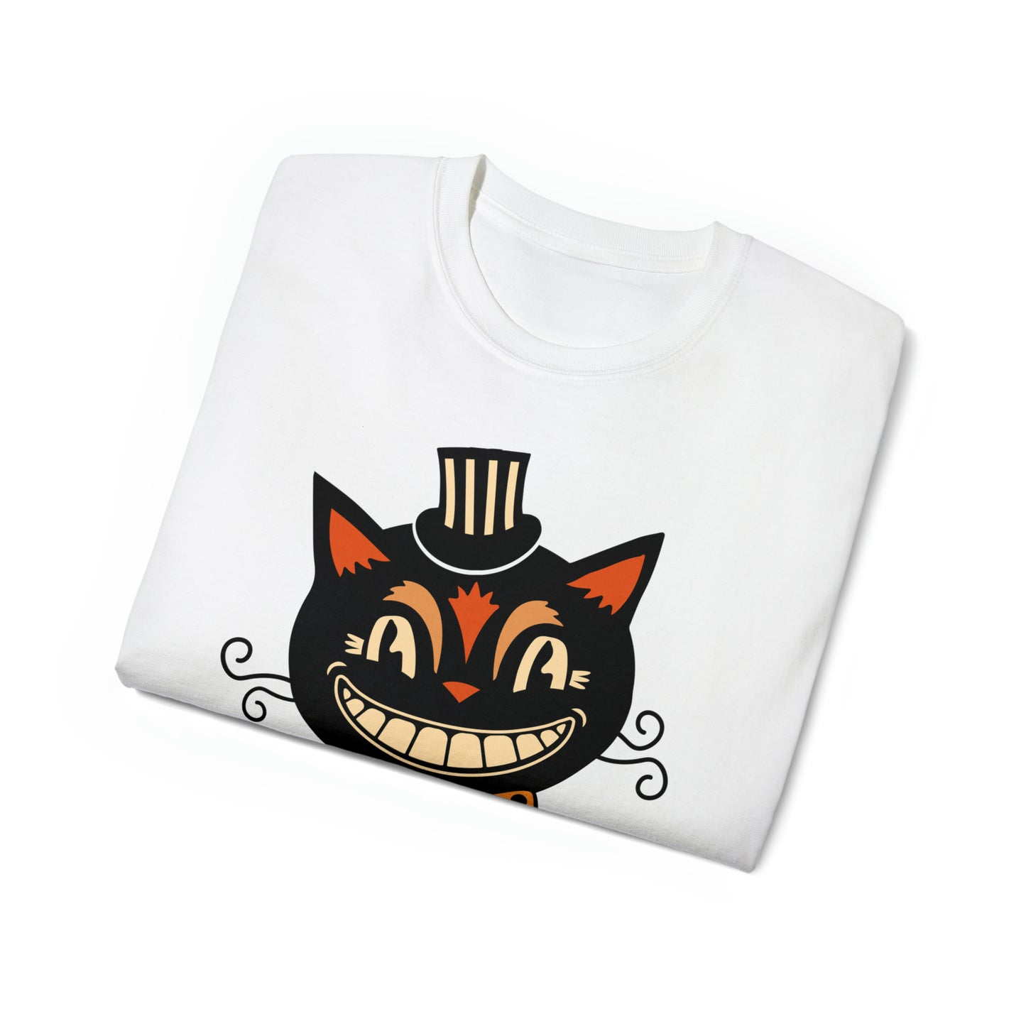 Vintage Cat Smile - Unisex Ultra Cotton Tee