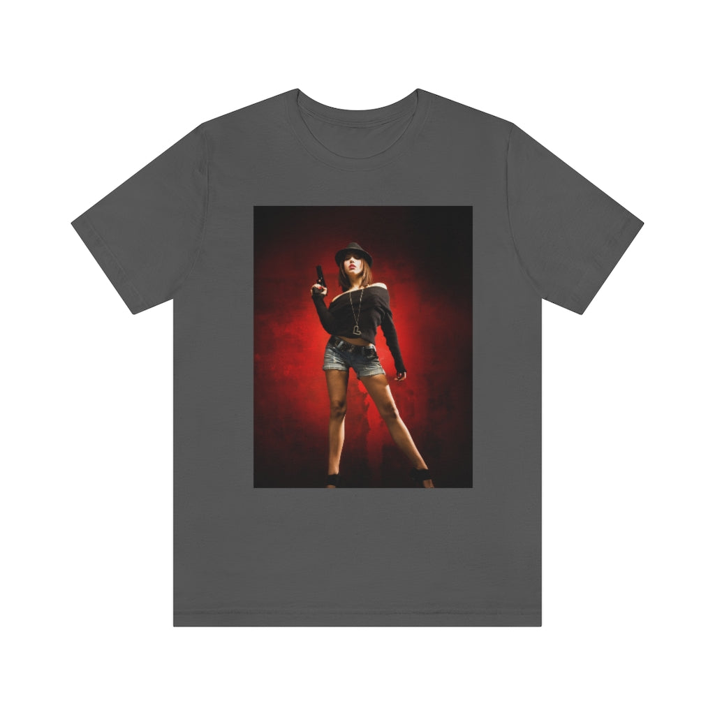 "Gangster Girl" Jersey Short Sleeve Tee