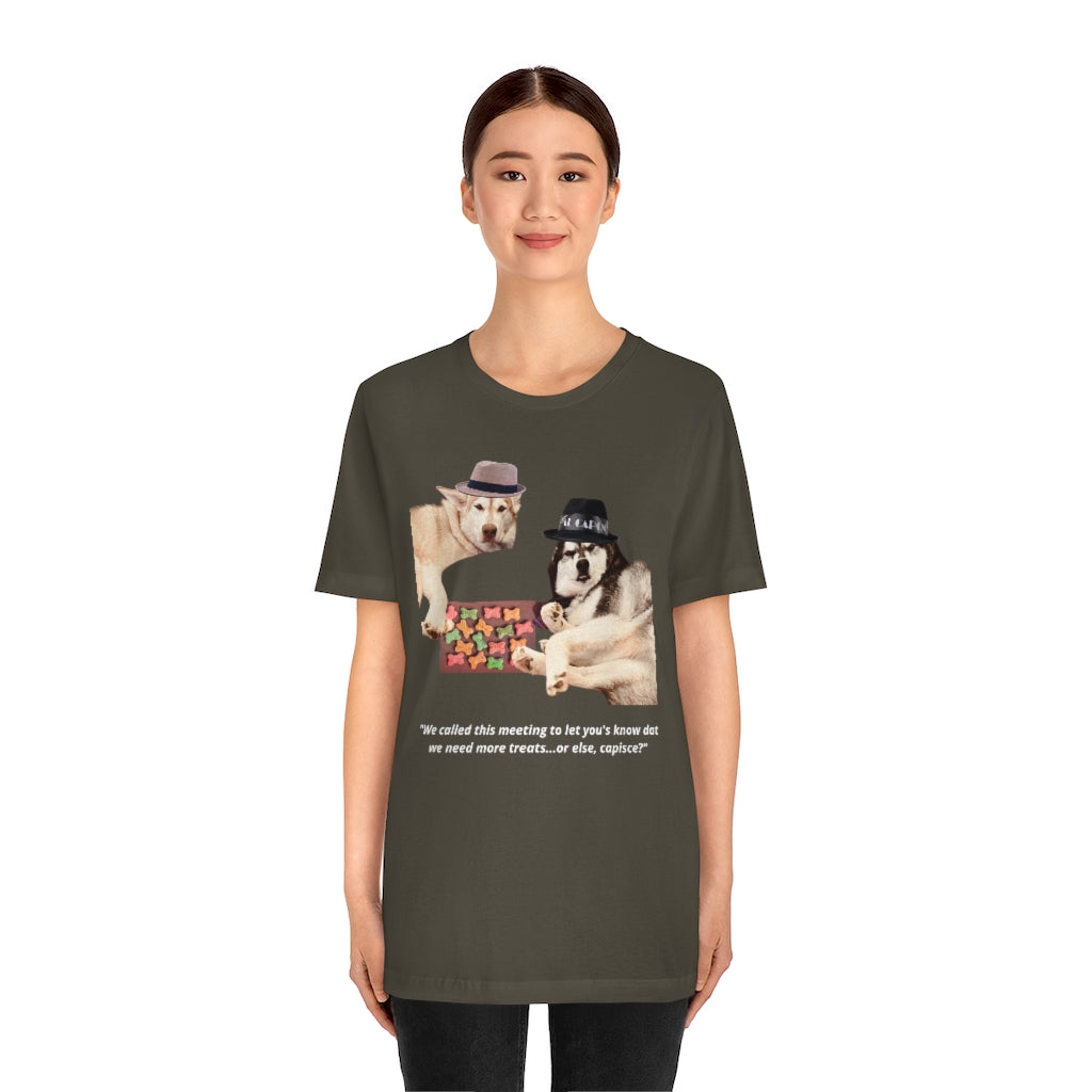 "The Sitdown" - Gangsta Dawg -Unisex Jersey Short Sleeve Tee