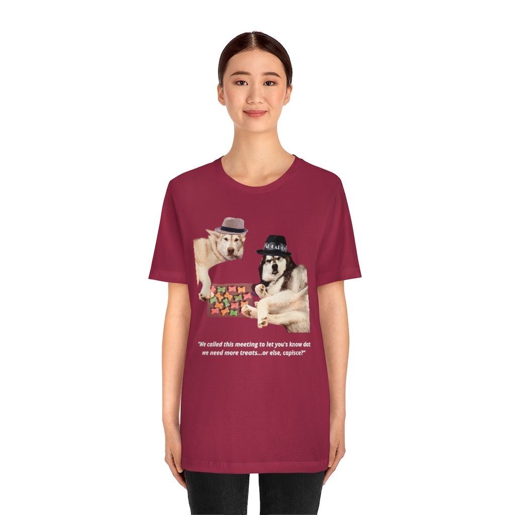 "The Sitdown" - Gangsta Dawg -Unisex Jersey Short Sleeve Tee