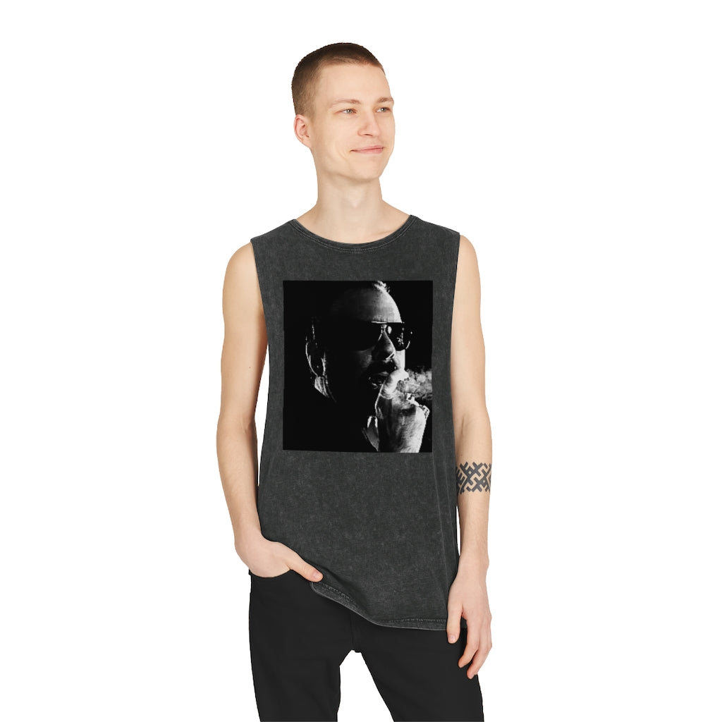Unisex Stonewash Tank Top