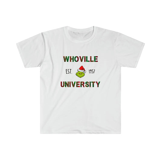 Whoville University - Unisex Softstyle T-Shirt