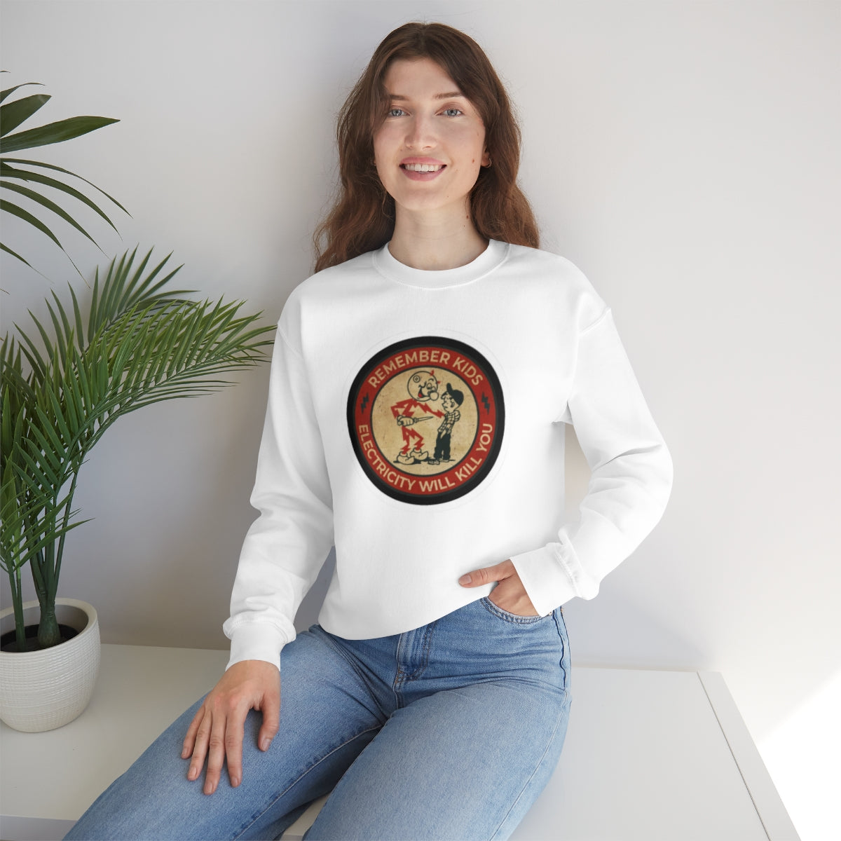 Vintage Advertising - Remember Kids ....Unisex Heavy Blend™ Crewneck Sweatshirt