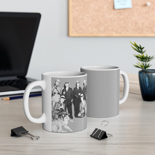 "Me an da boys" - Gangsta Dawg-11oz White Mug