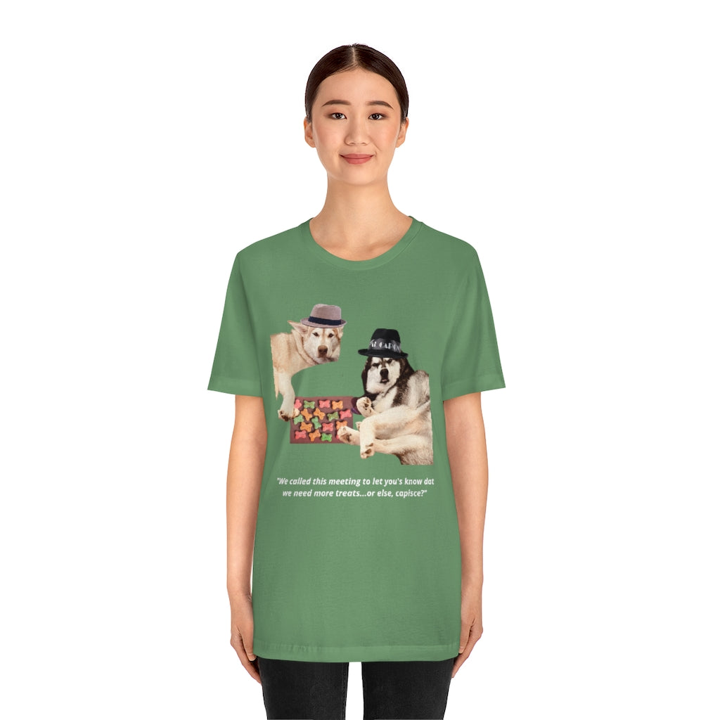 "The Sitdown" - Gangsta Dawg -Unisex Jersey Short Sleeve Tee