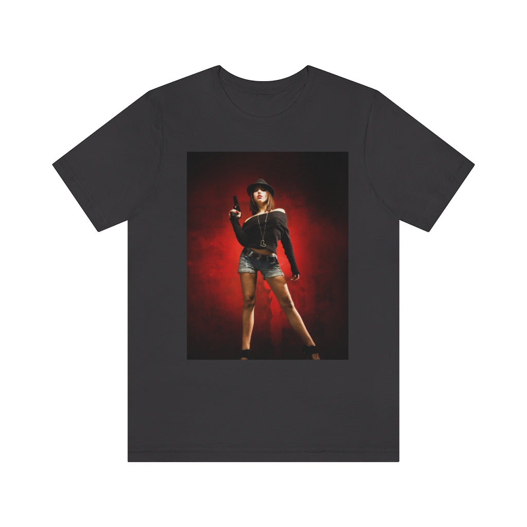 "Gangster Girl" Jersey Short Sleeve Tee
