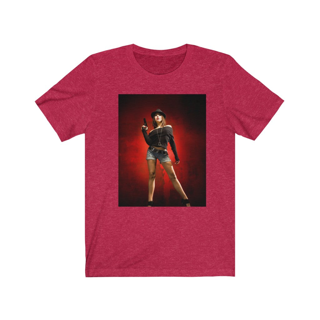"Gangster Girl" Jersey Short Sleeve Tee