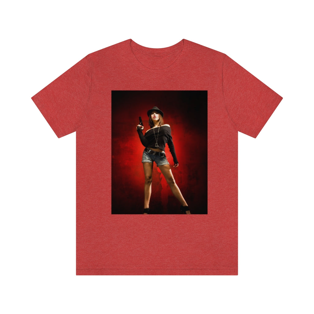 "Gangster Girl" Jersey Short Sleeve Tee