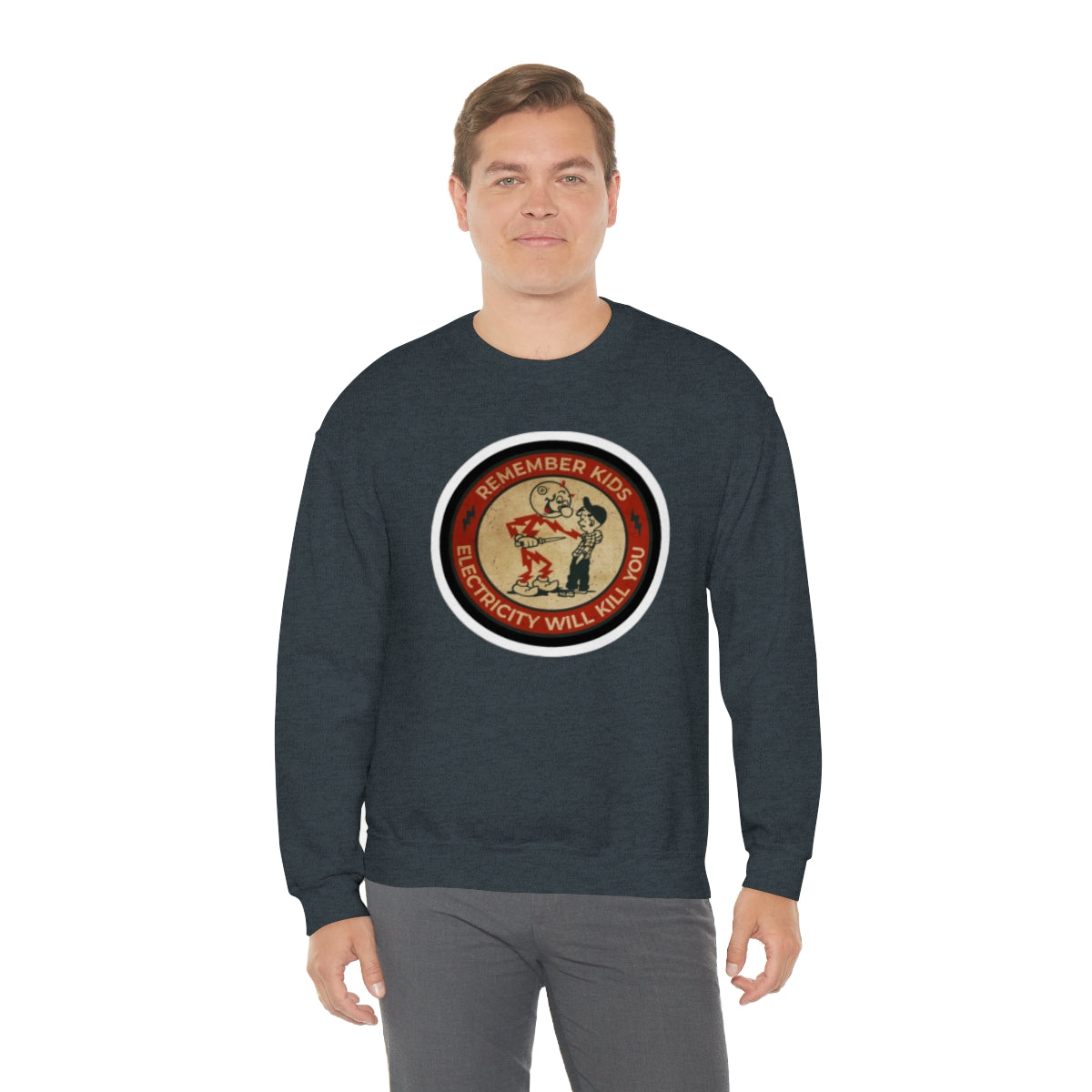 Vintage Advertising - Remember Kids ....Unisex Heavy Blend™ Crewneck Sweatshirt
