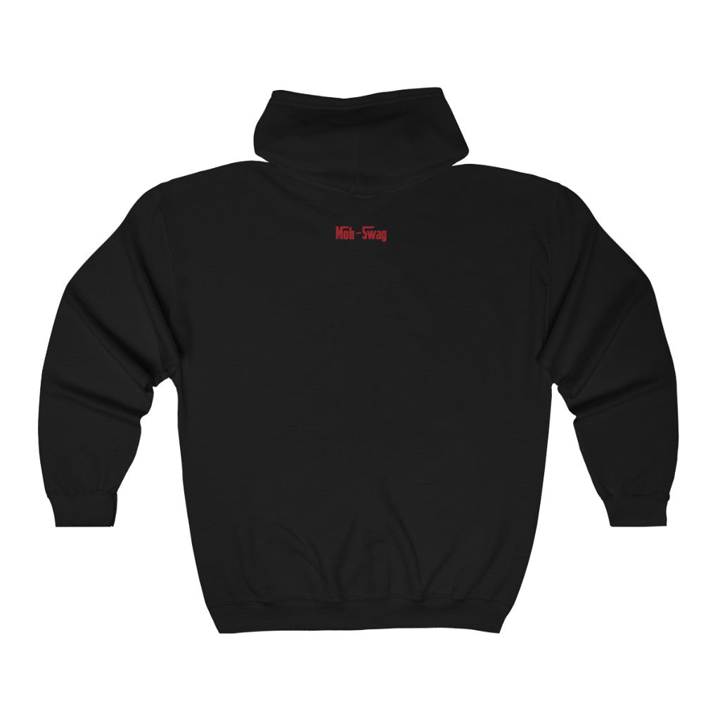 When The Bullet Hits The Bone  - Full Zip Hooded Sweatshirt