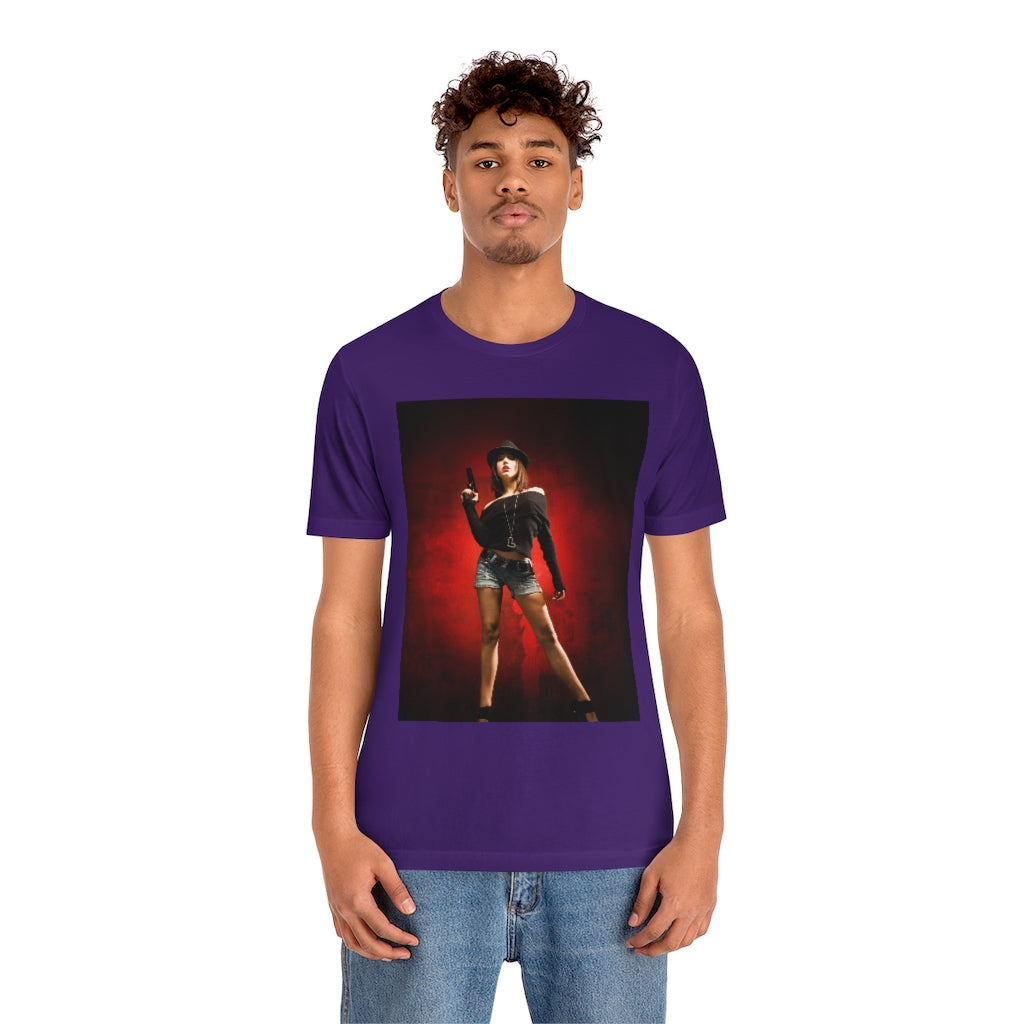 "Gangster Girl" Jersey Short Sleeve Tee