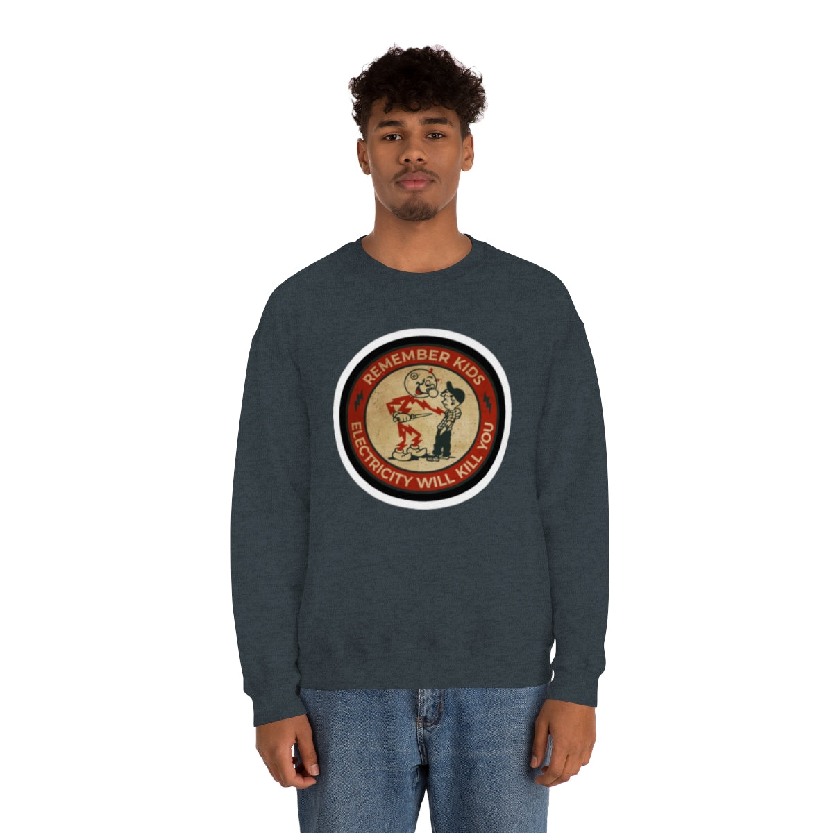 Vintage Advertising - Remember Kids ....Unisex Heavy Blend™ Crewneck Sweatshirt