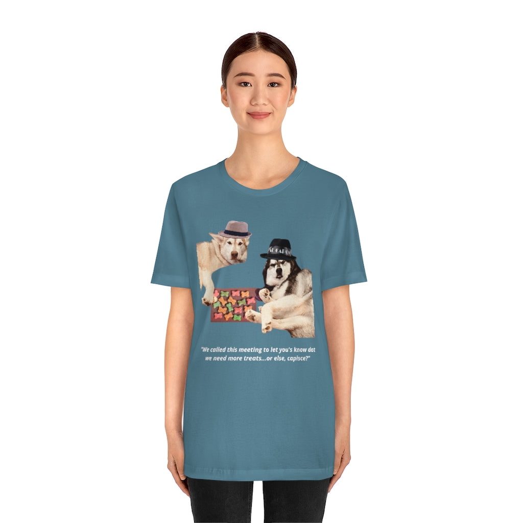 "The Sitdown" - Gangsta Dawg -Unisex Jersey Short Sleeve Tee