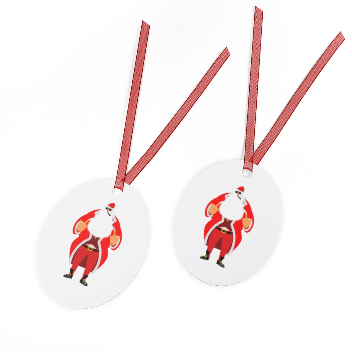Baad Santa - Metal Ornaments