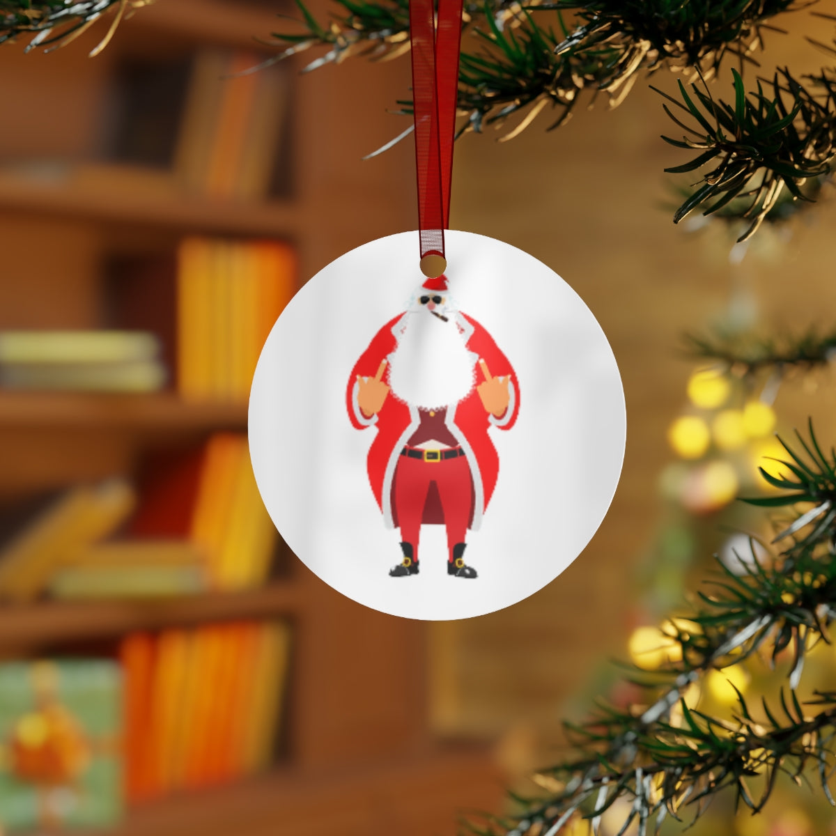 Baad Santa - Metal Ornaments