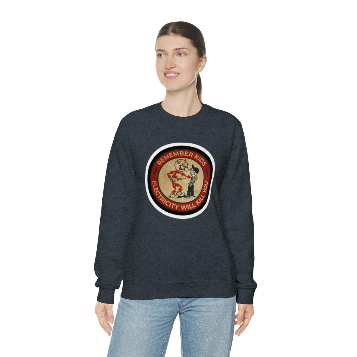 Vintage Advertising - Remember Kids ....Unisex Heavy Blend™ Crewneck Sweatshirt