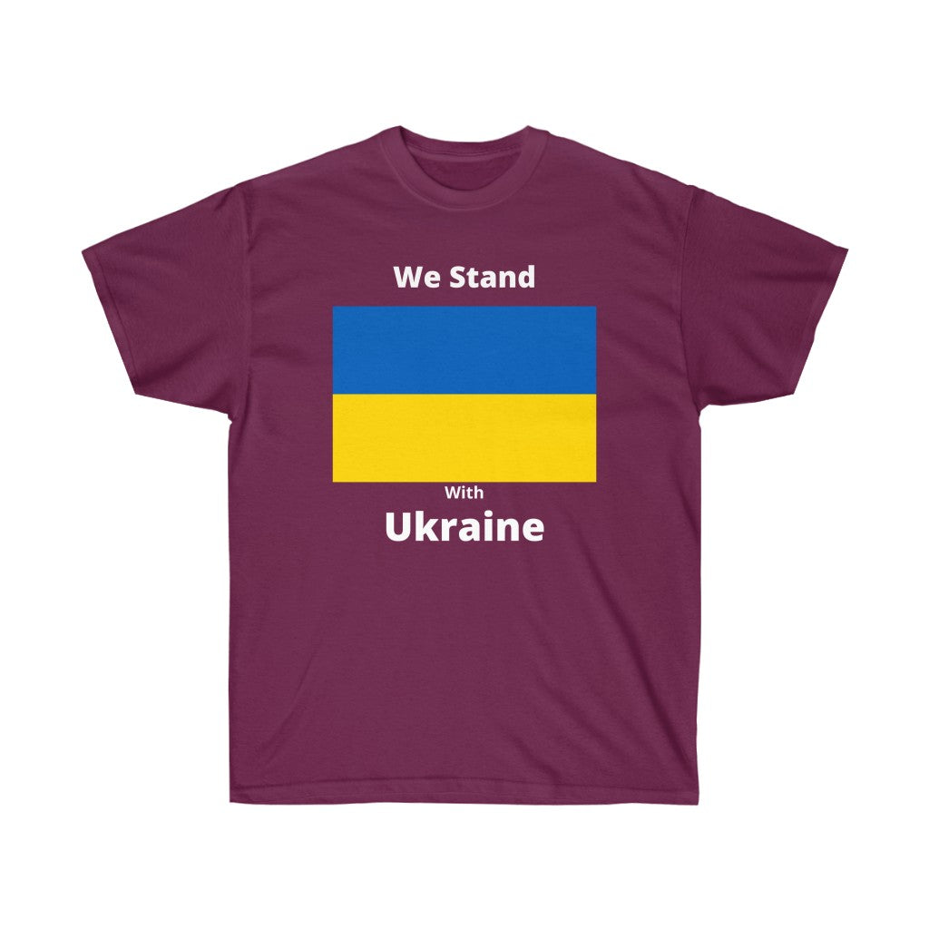 We Stand With Ukraine  Ultra Cotton Tee