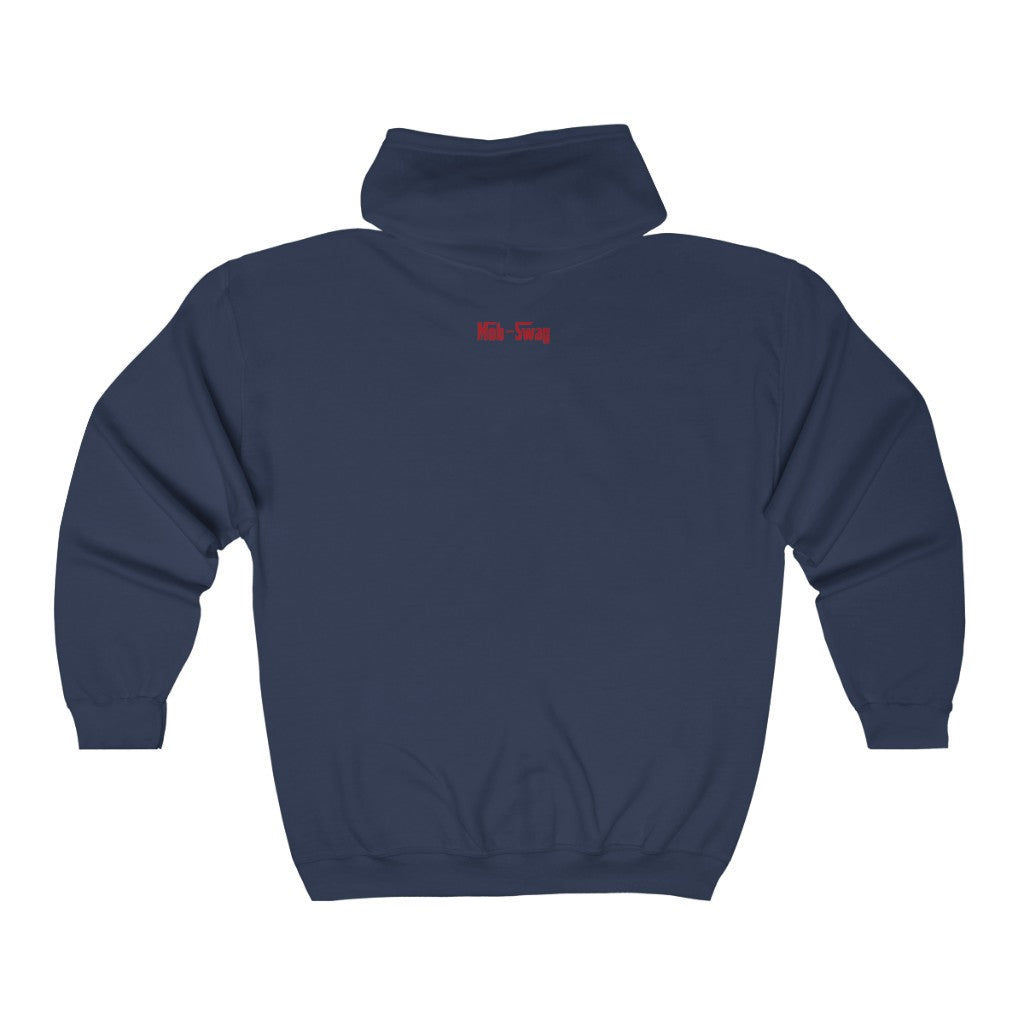When The Bullet Hits The Bone  - Full Zip Hooded Sweatshirt